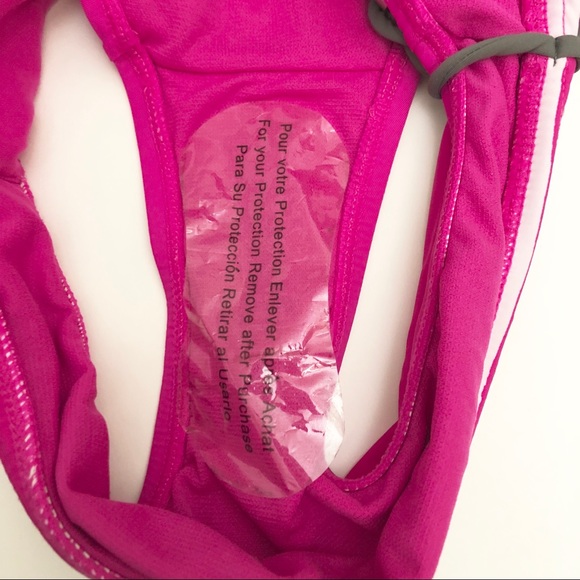 NWOT JAG 2 pc magenta and white bikini swimsuit - Picture 5 of 5